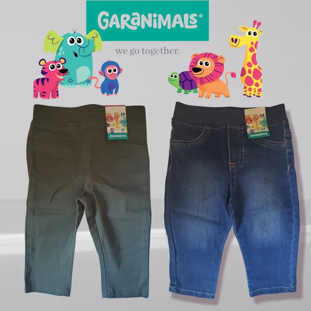 NWT 2 Pair Baby Garanimals Pants - Picture 1 of 6